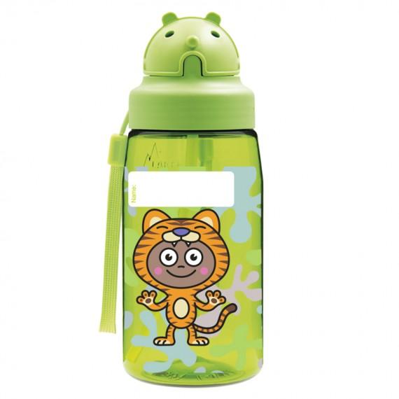 BOTELLA INFANTIL TRITAN T.OBY VERDE DISFRACES 0.45L - LAKEN