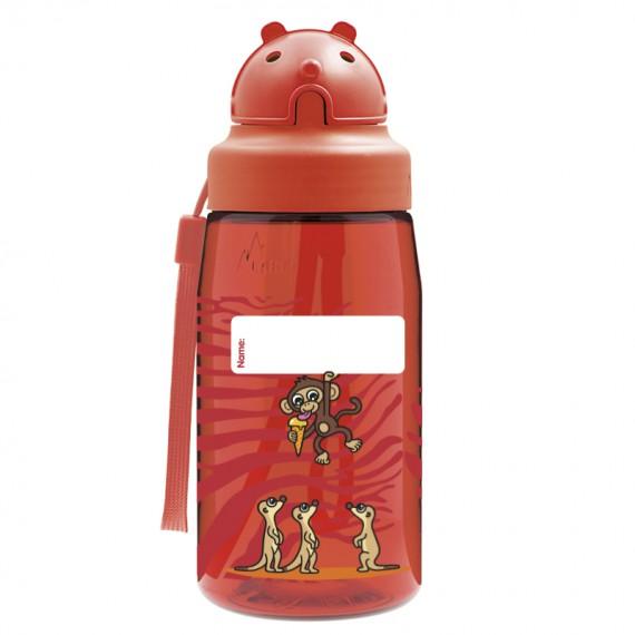 BOTELLA INFANTIL TRITAN T.OBY ROJO CHUPI 0.45L - LAKEN