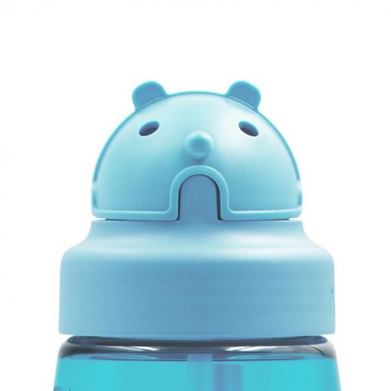 BOTELLA INFANTIL TRITAN T.OBY AZUL ROBOT ESPACIAL 0.45L - LAKEN