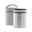 TERMO ALIMENTOS A.INOX. 1.00L + 2 R.ALIM. Y FUNDA GRIS - LAKEN