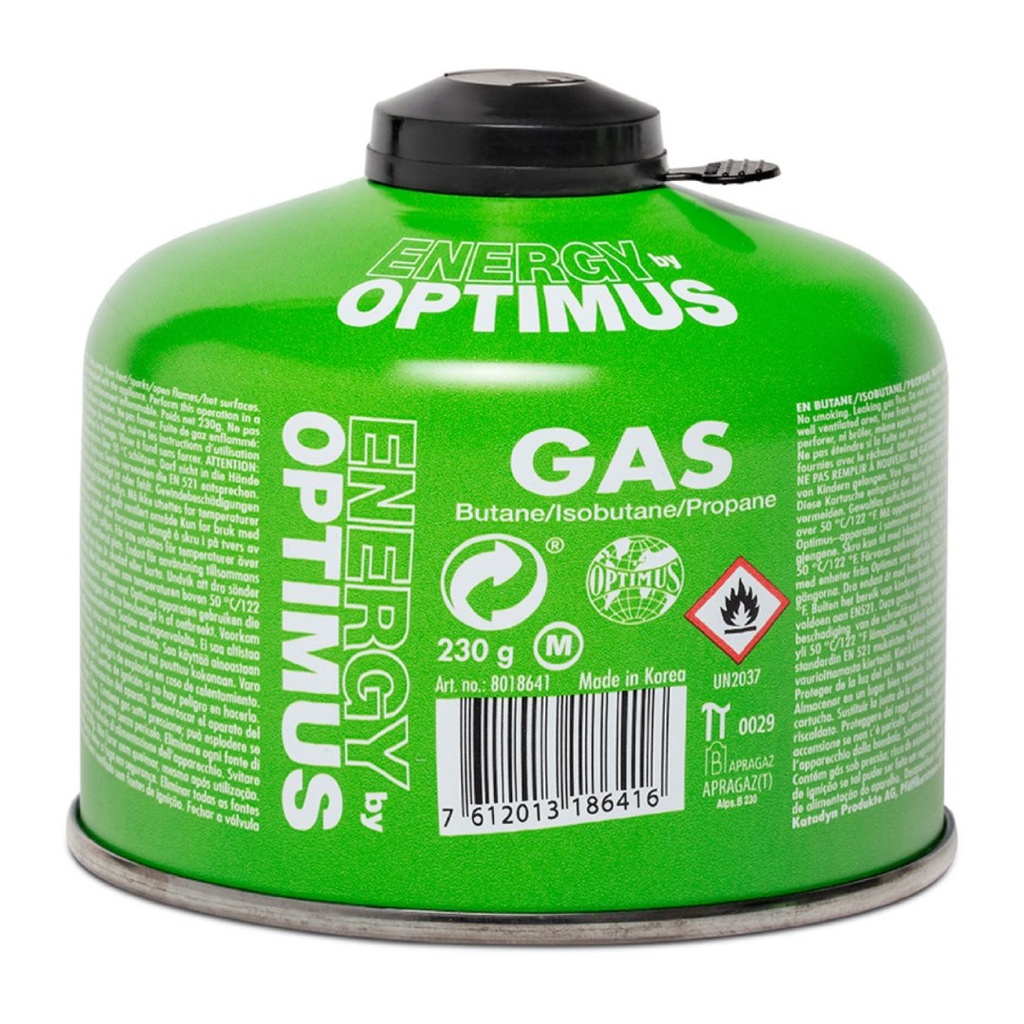 BALÓN DE GAS PORTÁTIL 230GR – OPTIMUS